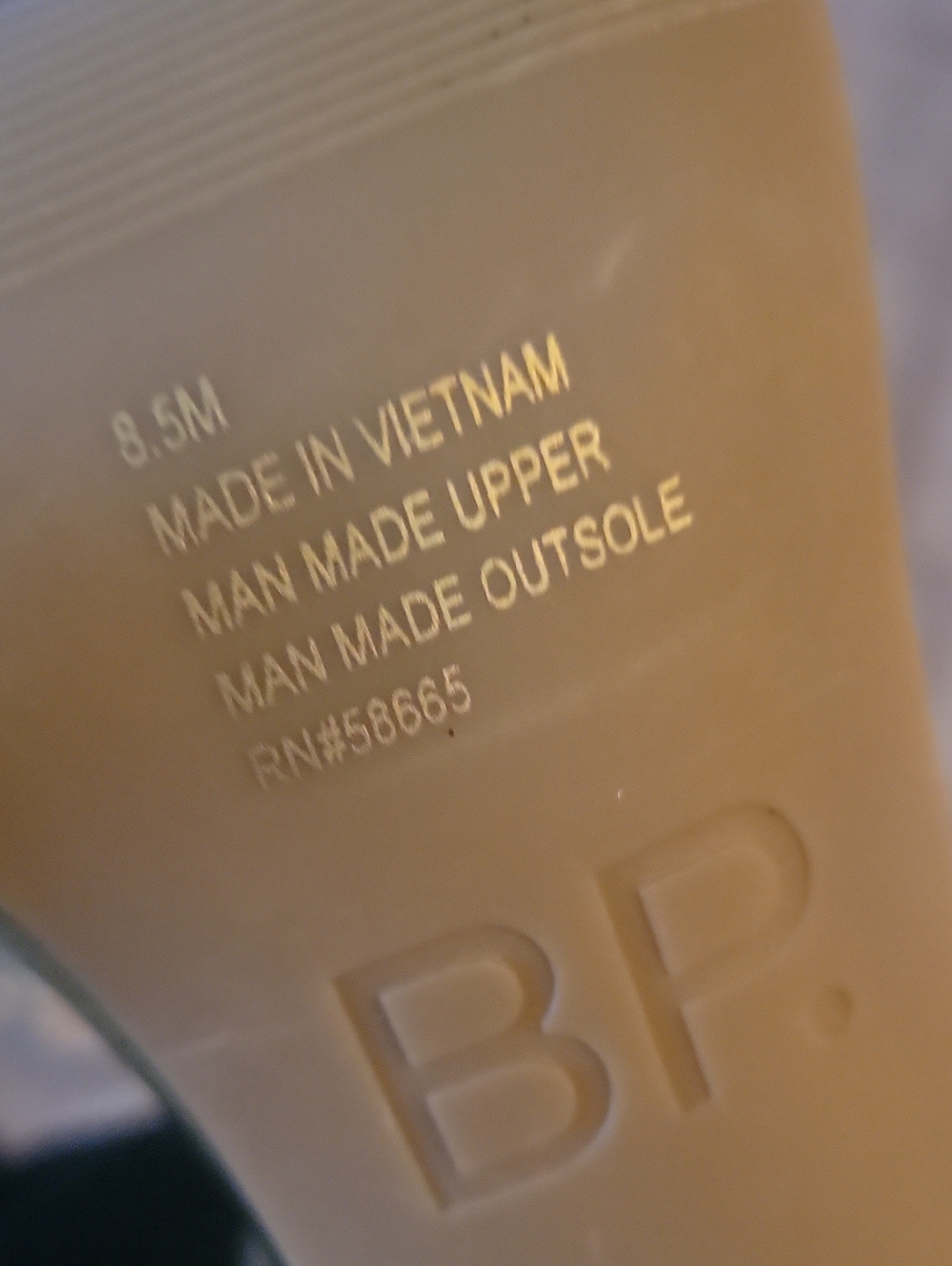 bp Metallic Gold Ankle-Strap Block Heels - Picture 9 of 9